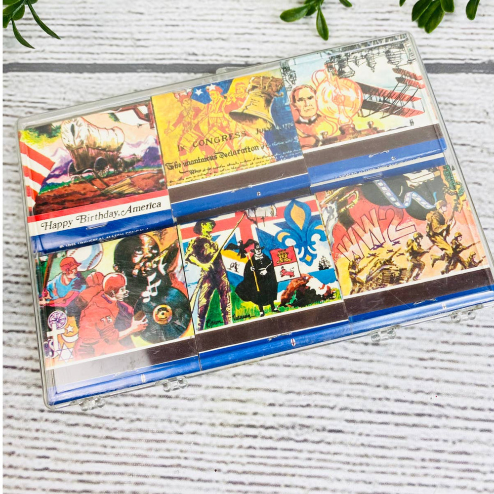 VINTAGE 1975 Happy Birthday America Matchbook Collector Set